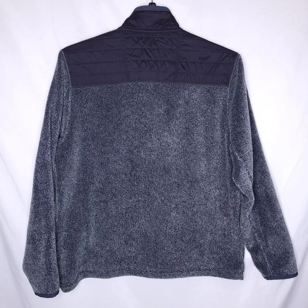 Tommy Bahama Cascade Cozy Jacket Mens Large Gray Sherpa 1/4 Zip